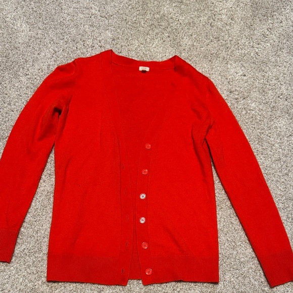 J. Crew Sweaters - J. Crew Red Women's Cardigan